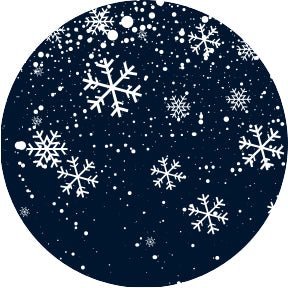 Snowflakes at Midnight Blues