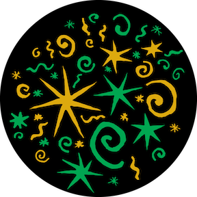 Party Time Green and Gold