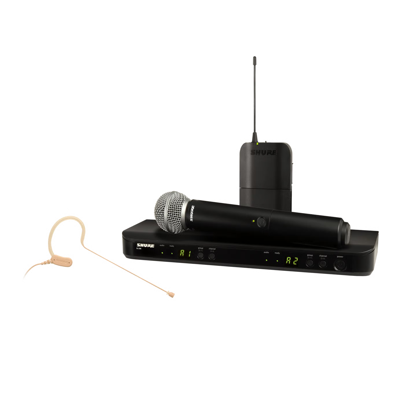 BLX1288/MX53 Wireless Combo System with SM58 Handheld and MX153 Earset