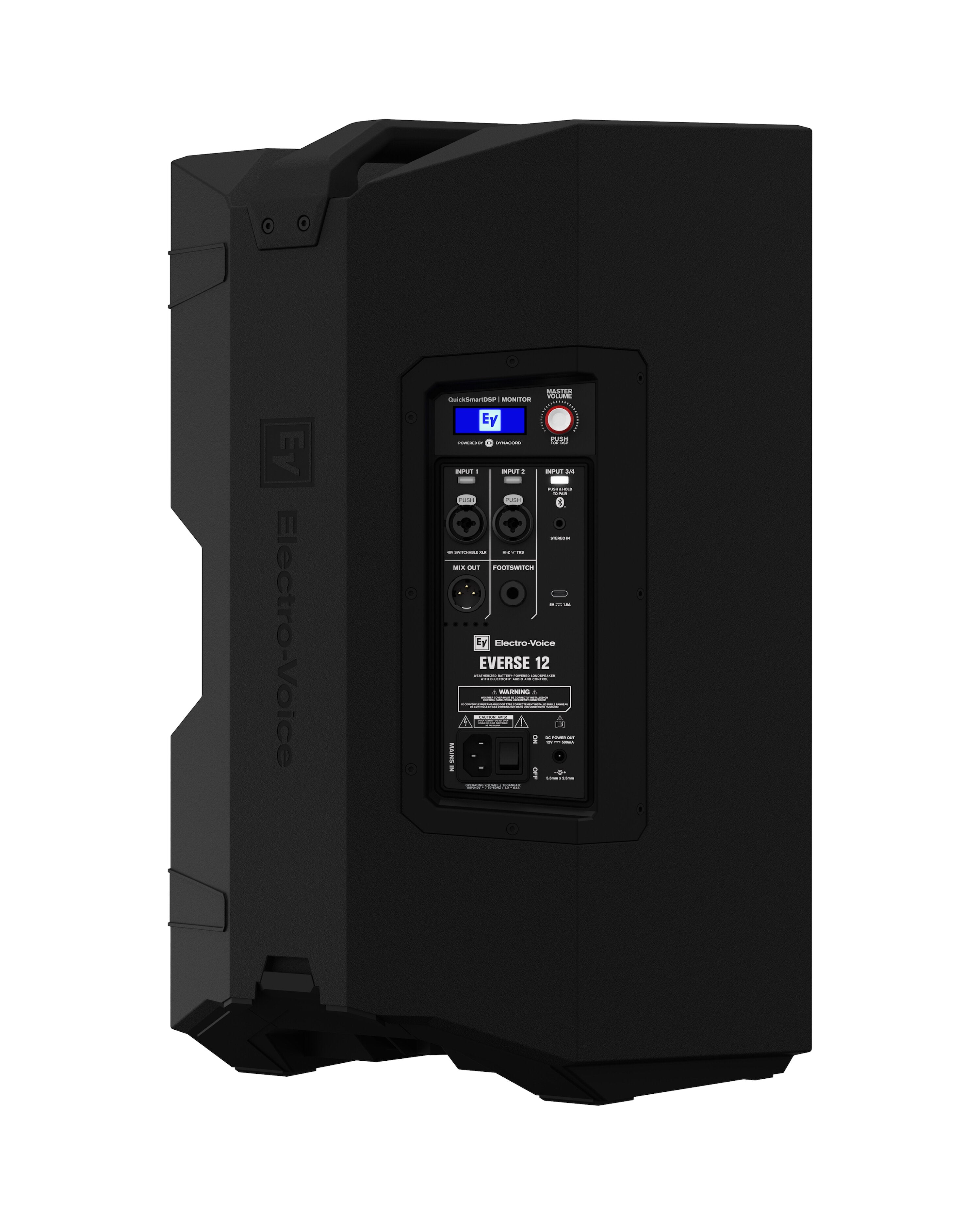 Electro-Voice EVERSE 12 Series Battery-Powered IP43 Speaker w/ Bluetooth