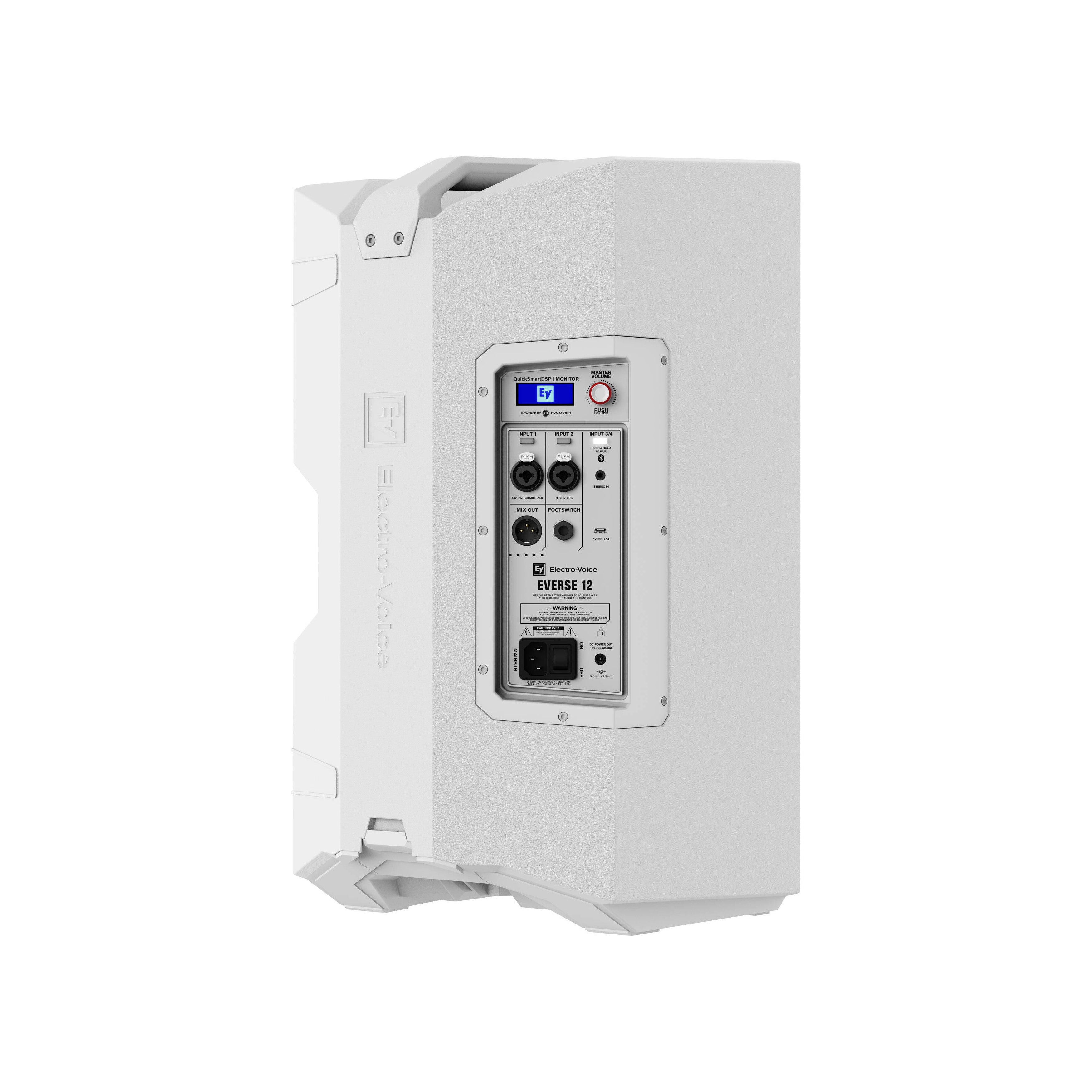 Electro-Voice EVERSE 12 Series Battery-Powered IP43 Speaker w/ Bluetooth