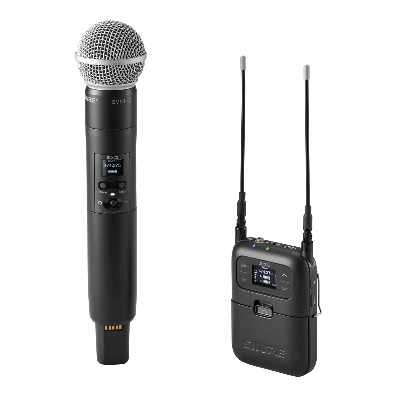 SLXD25/SM58 Portable Wireless System With SM58® Handheld Transmitter