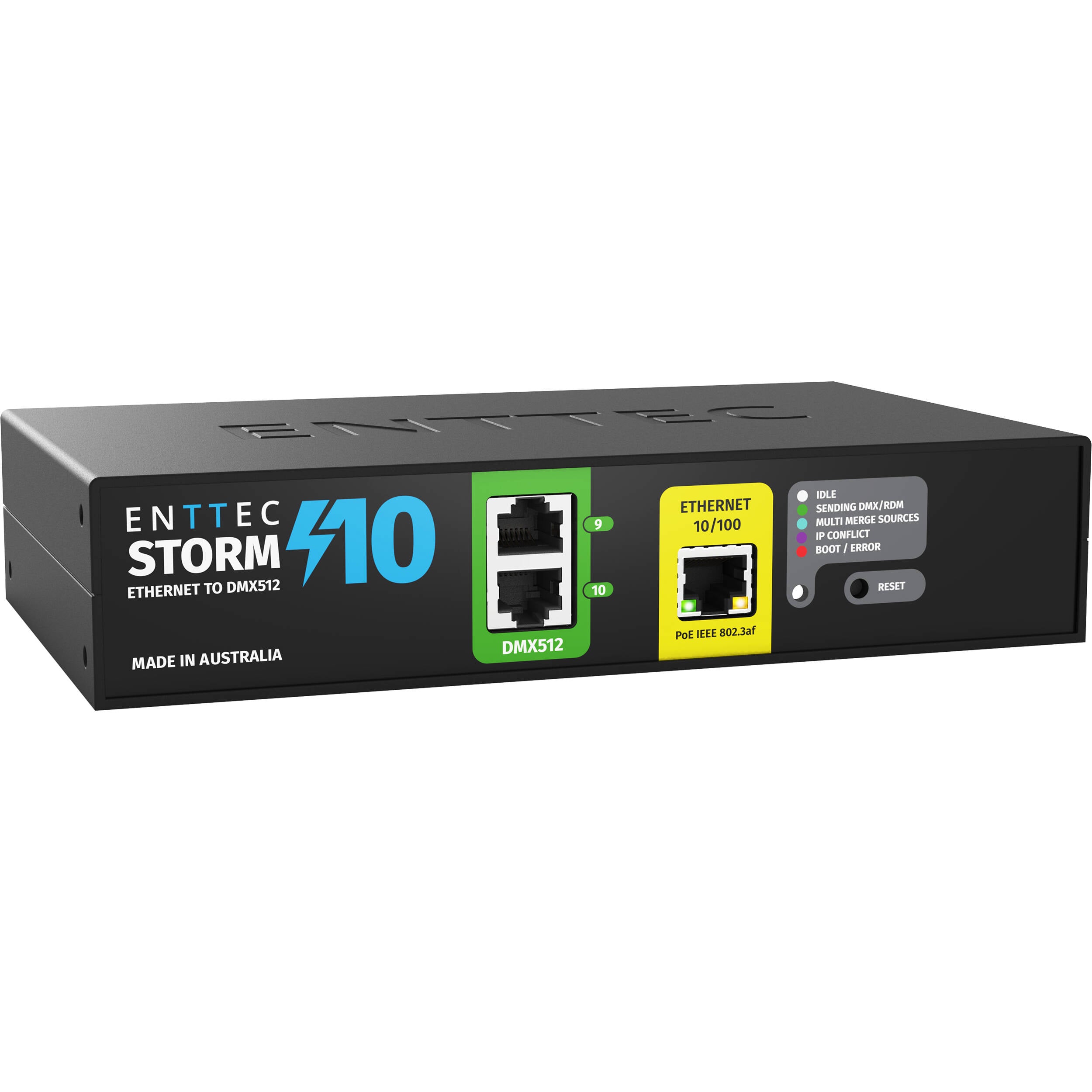 ENTTEC Storm10 – 10-Universe Ethernet to DMX Gateway