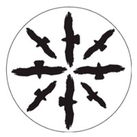 Circling Birds Silhouette 1