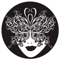 Carnival Butterfly Mardi Gras Mask