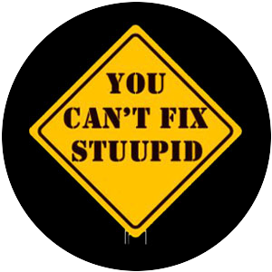 You Can't Fix Stupid