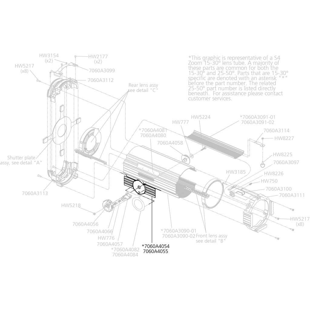 ETC - Light Baffle, 15-30º (After 01/01)