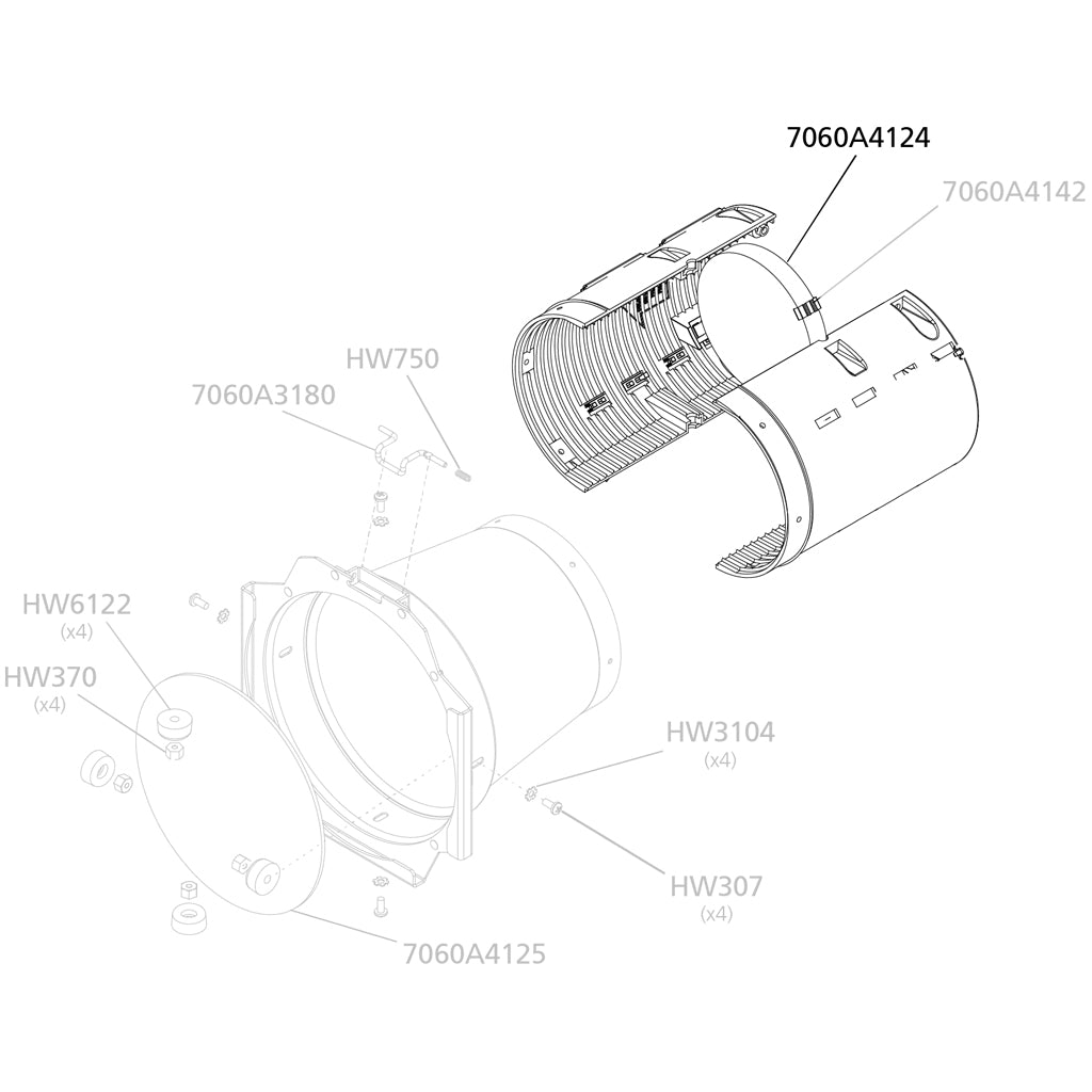 14° Lens, Rear
