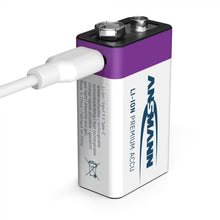 9V 400 Lithium-Ion Rechargeable Battery with USB C Charging Cable