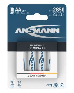 NiMH HYBRID Rechargeable Battery 2850mAh - AA (4-Pack)