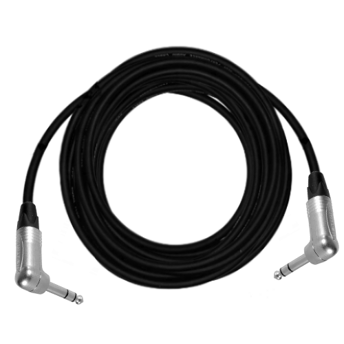 BRTB Xcalibur TRS-M Patch Cable with Neutrik right angle connectors