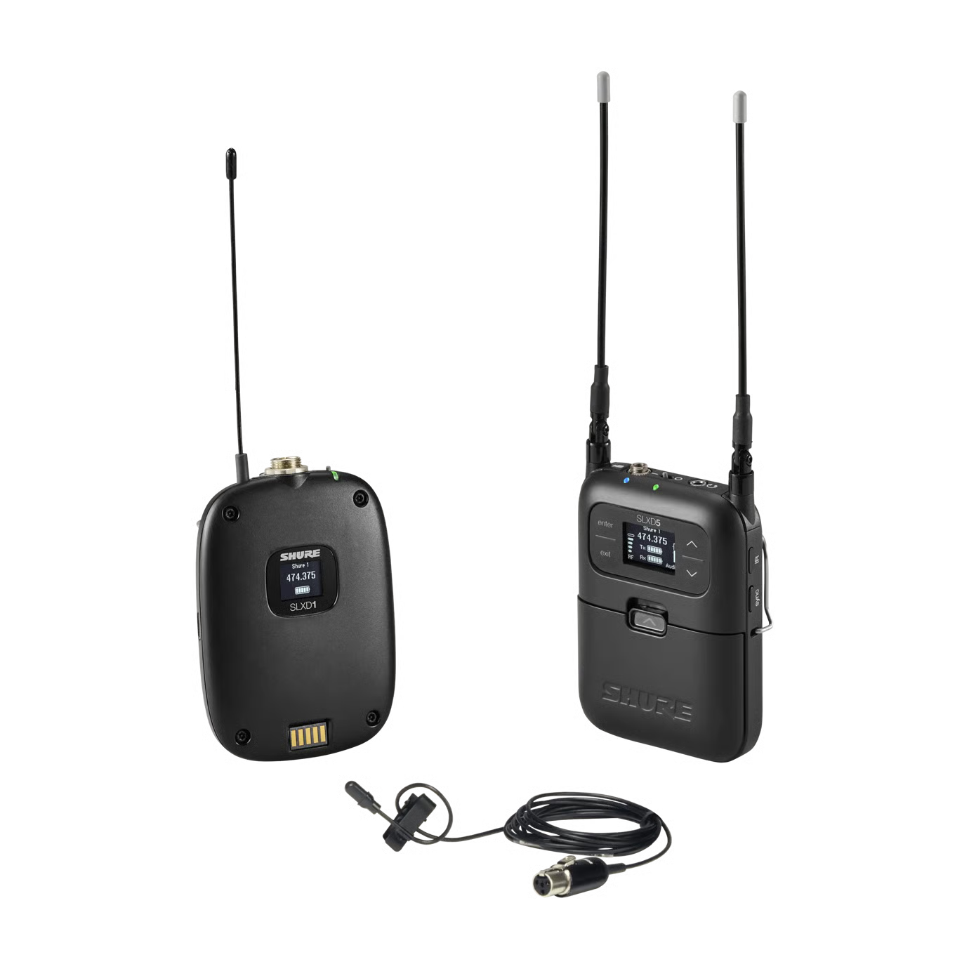 Shure SLXD15 Portable Wireless System w/ DuraPlex DL4B Lav Mic