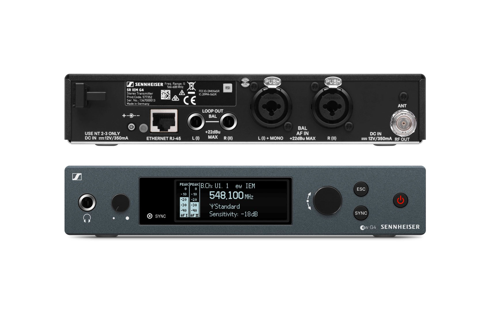 EW IEM G4 TWIN Dual Wireless Monitor Set