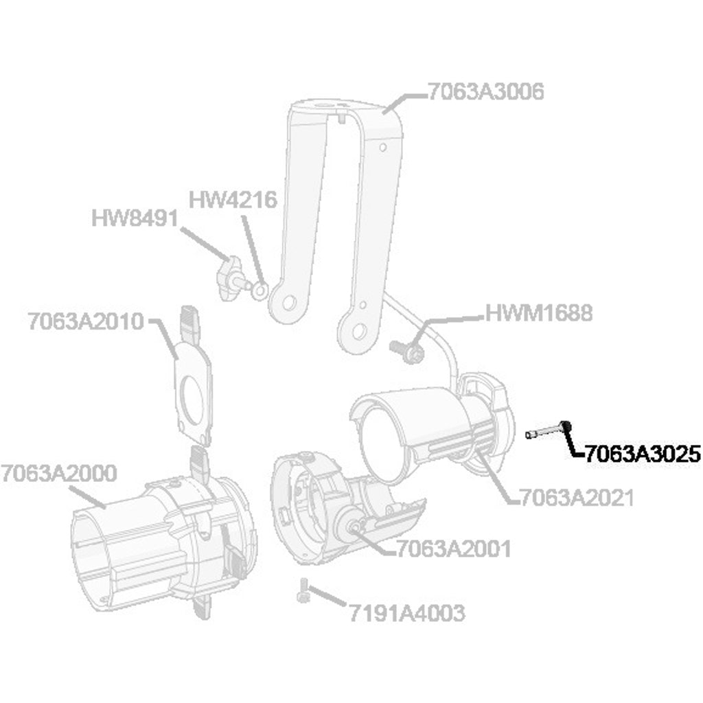 Brass Thumb Screw For Rear Housing