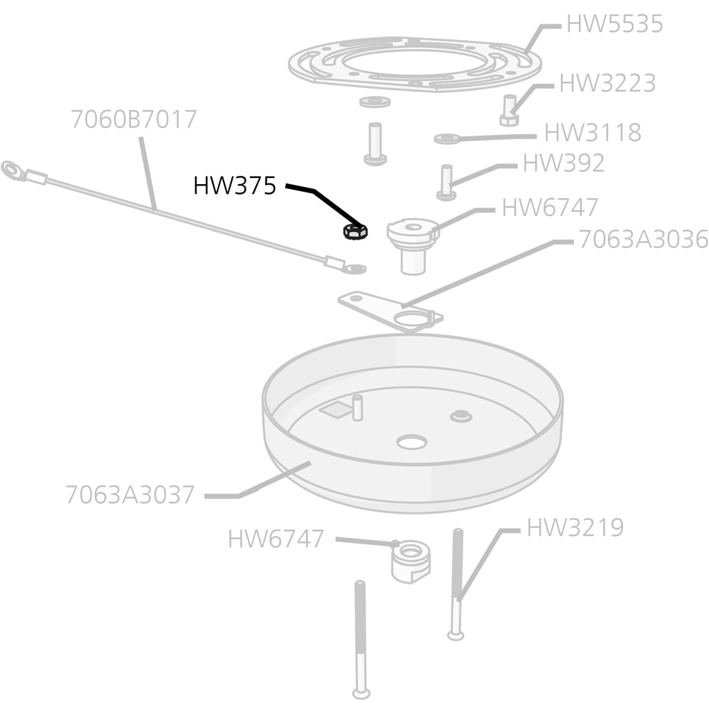 Nut, 8-32 1/4 1/8 Keps ZC