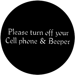 ‘Please Turn Off…’