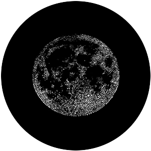 Halftone Full Moon