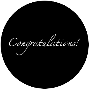 Congratulations