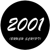 Brush Script Dates