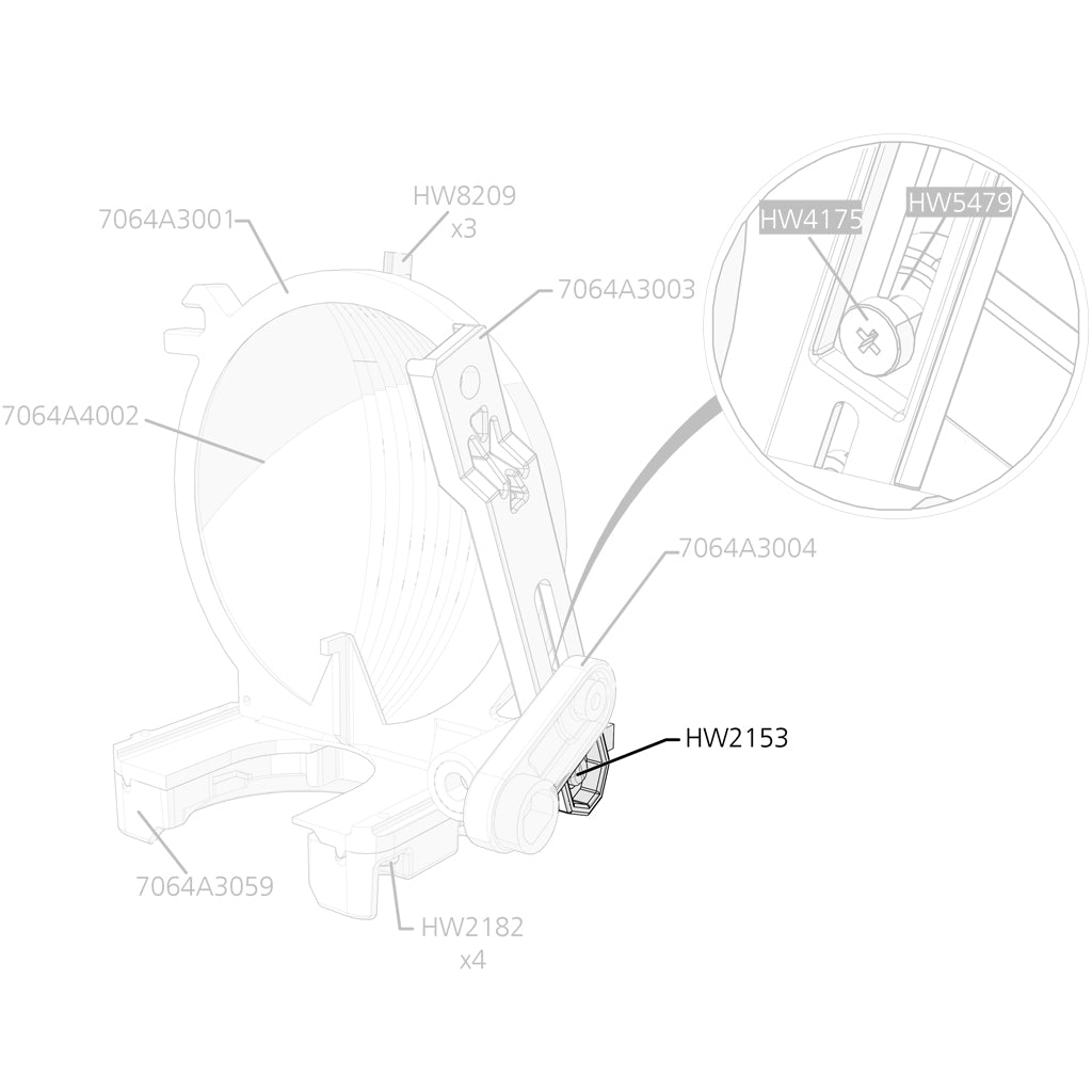 Screw 6-32, Shoulder