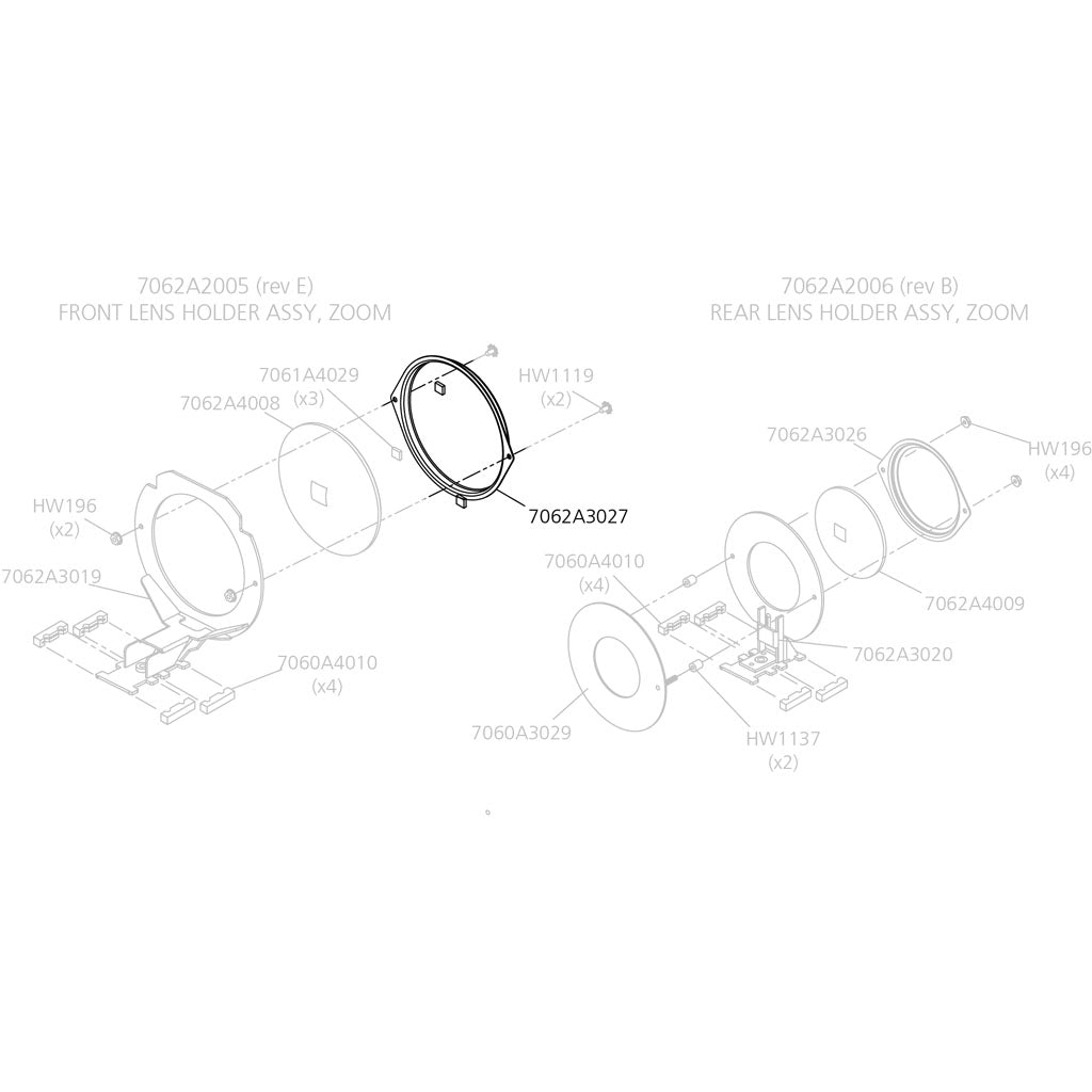 Lens Cover, 25°–50°, Front