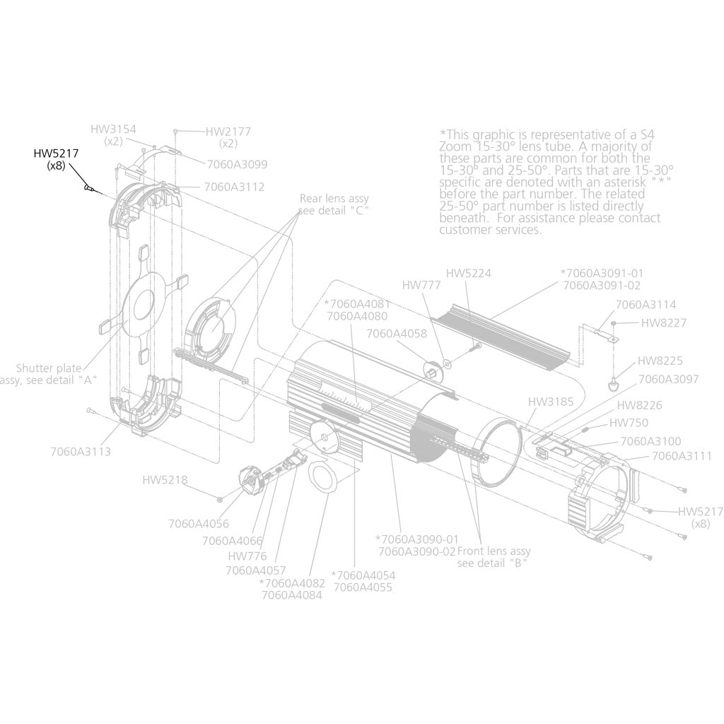 Screw, 1/4-14 x 1 PhOHSL