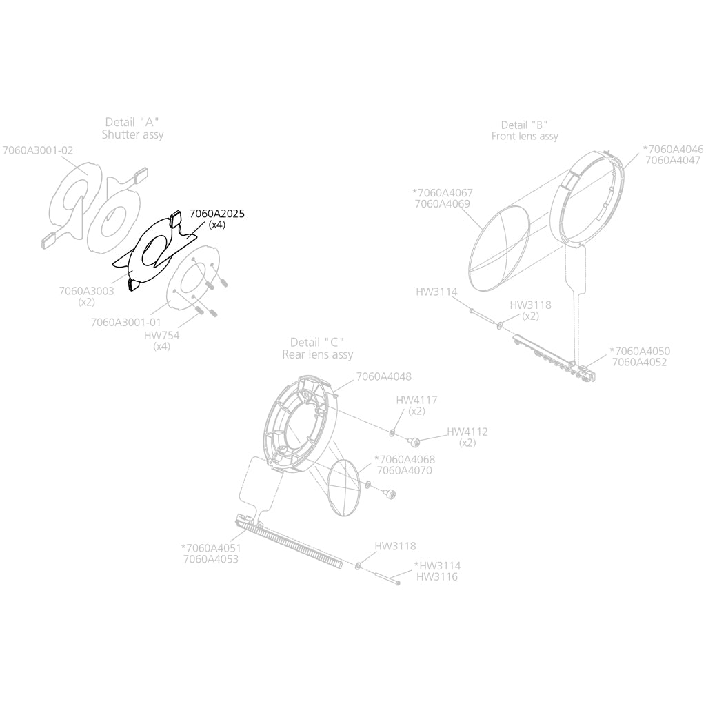 Shutter Blade Assembly