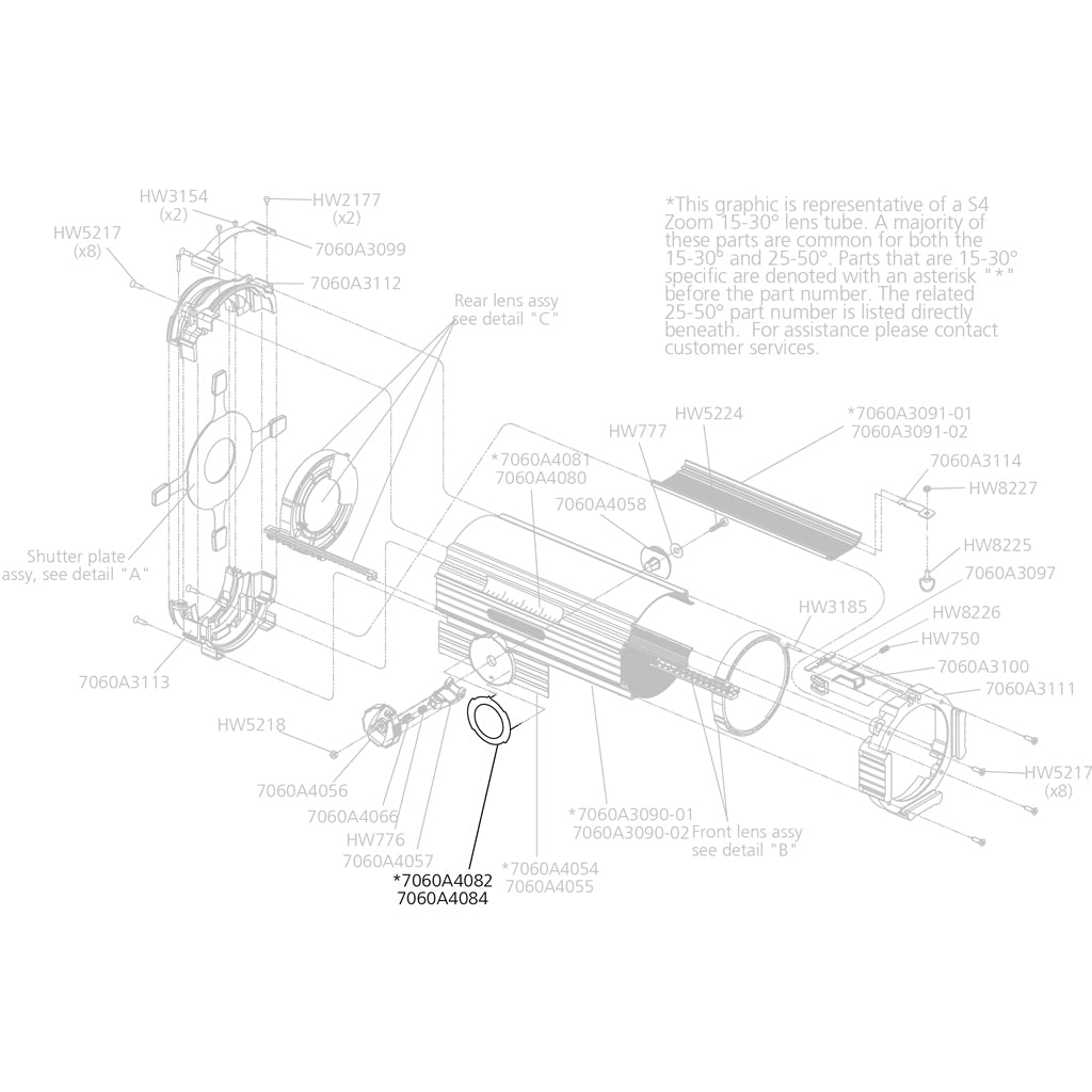 Source Four 25-50° Zoom Field Angle Label