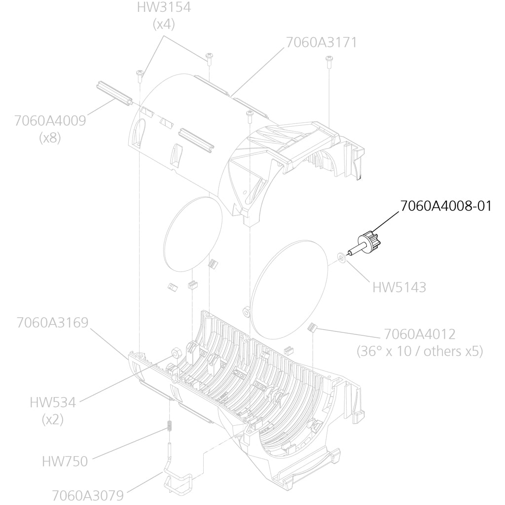 Knob Set With Male Insert