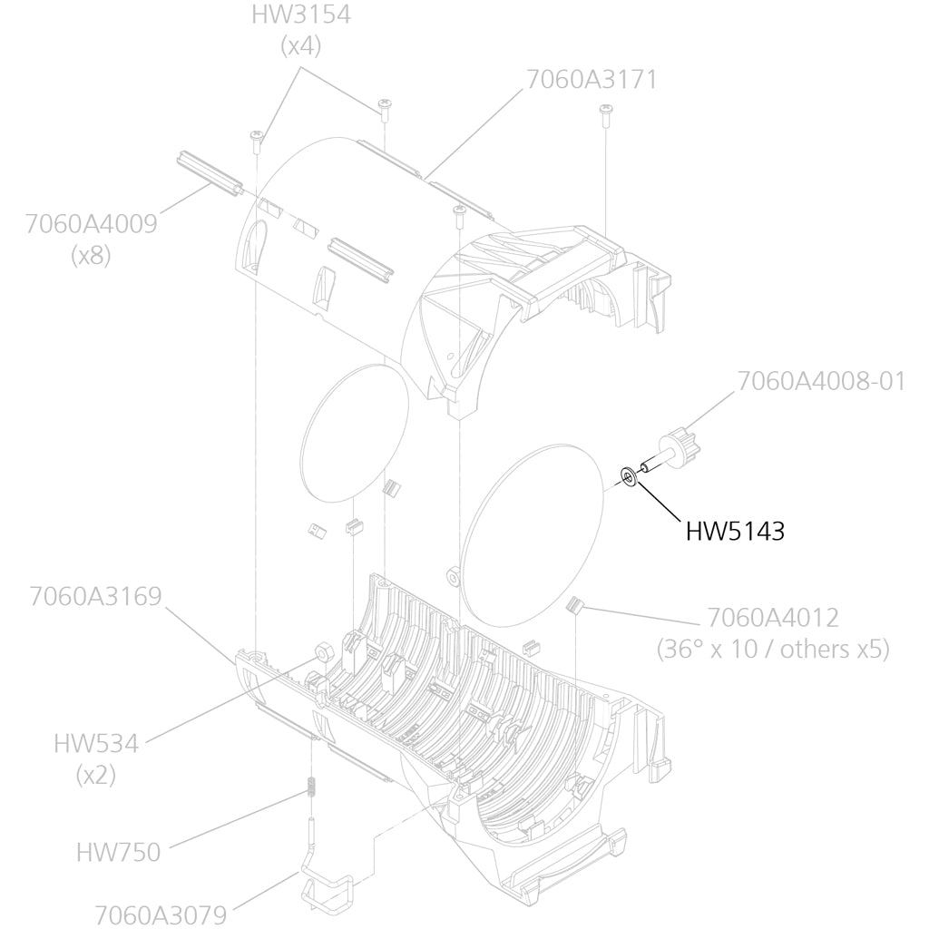 Washer, Flat Fiber