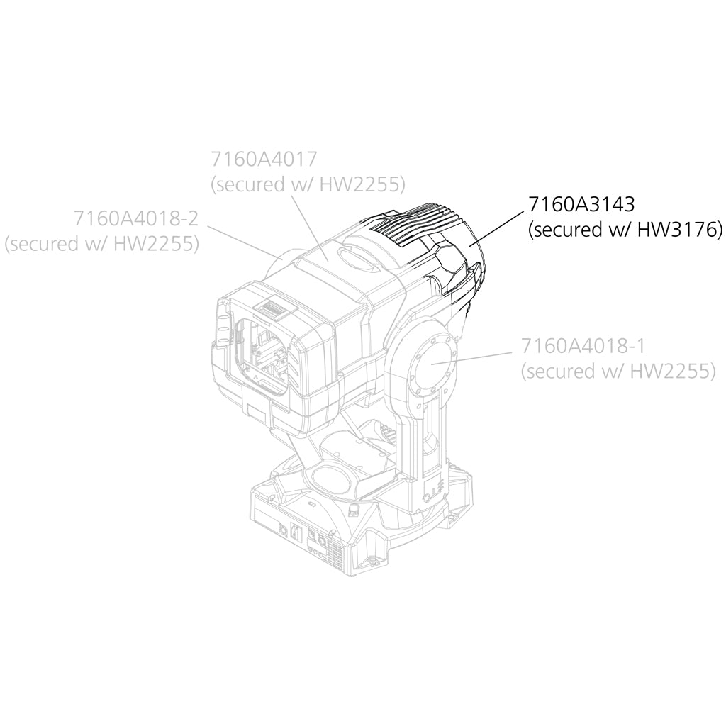 Rear Burner Cover
