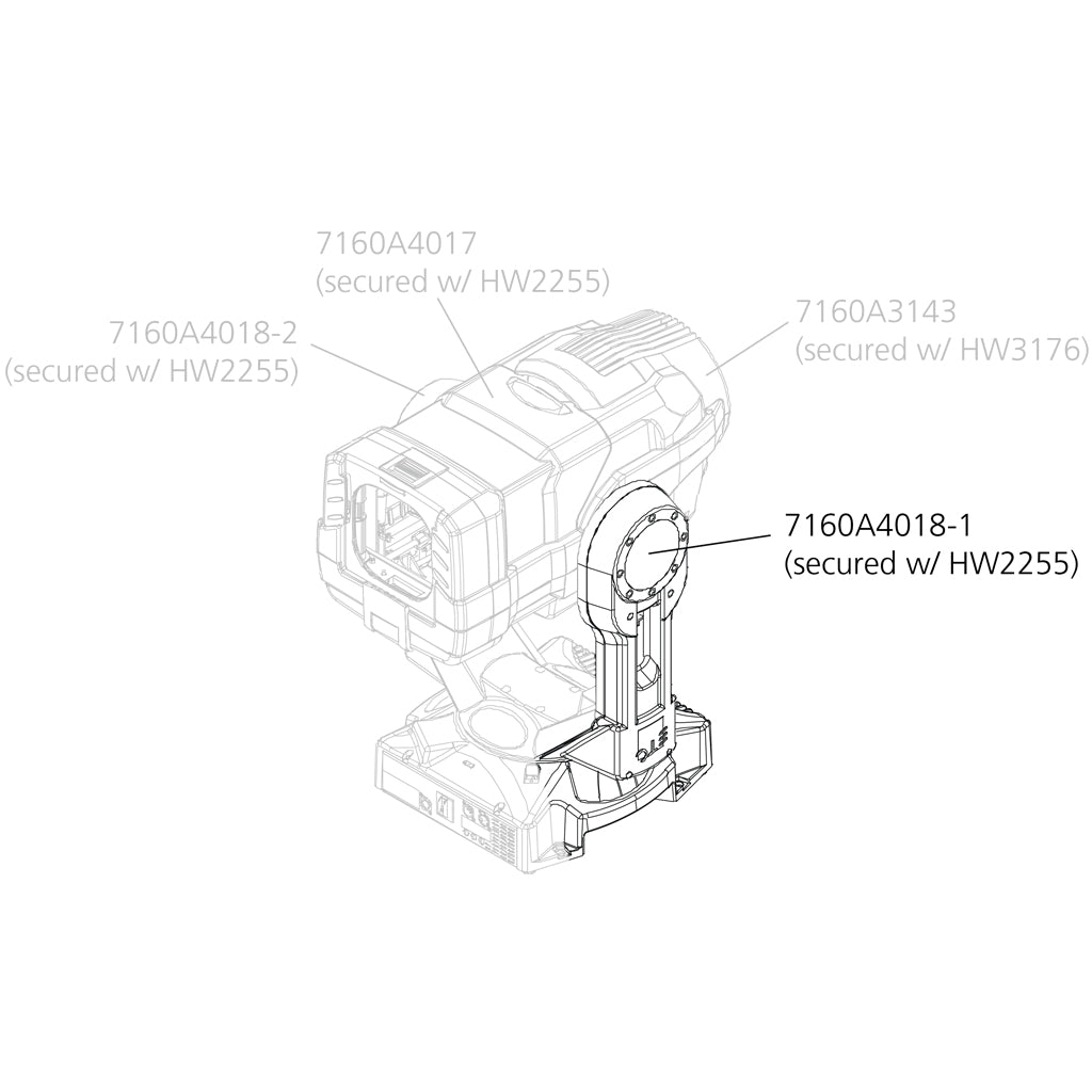 Yoke Cover, With Hole